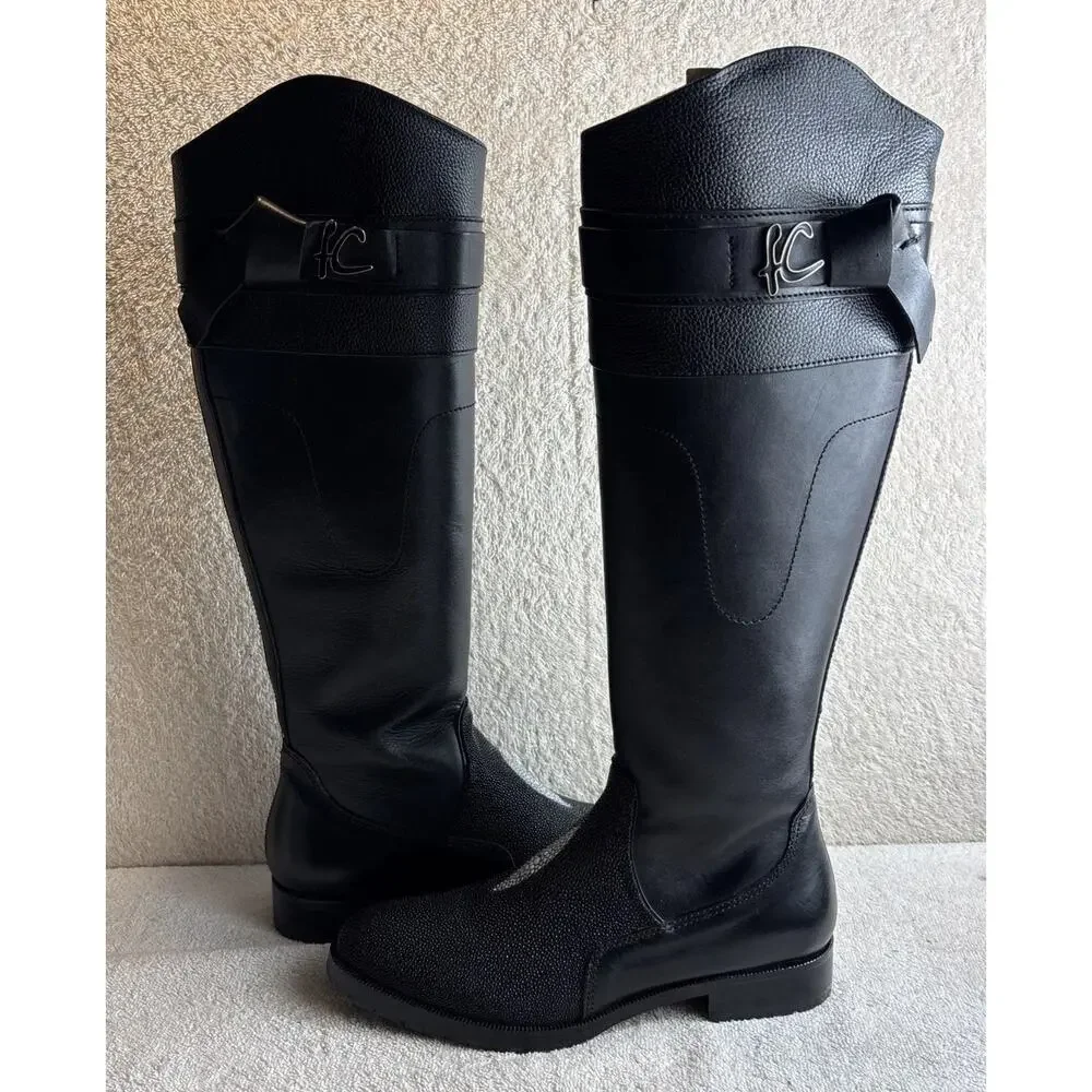 Cuadra Women Stingray Equestrian Fashion Boots Size US 7 Mex. 24 11135
